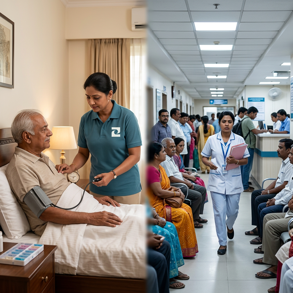 Cost Comparison: Home Nursing vs Repeated Hospital Visits in Delhi NCR