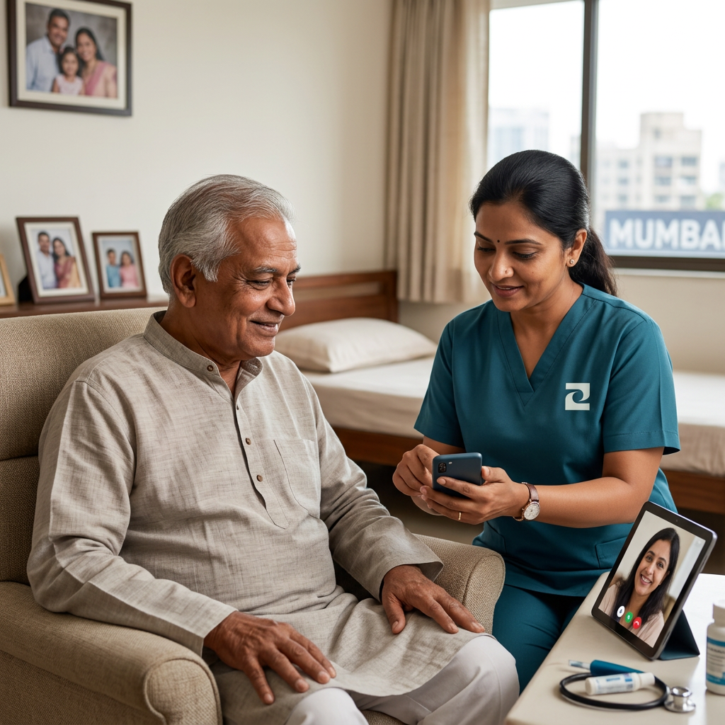 Caring for Parents from a Different City: How Home Nursing Apps Help Working Professionals
